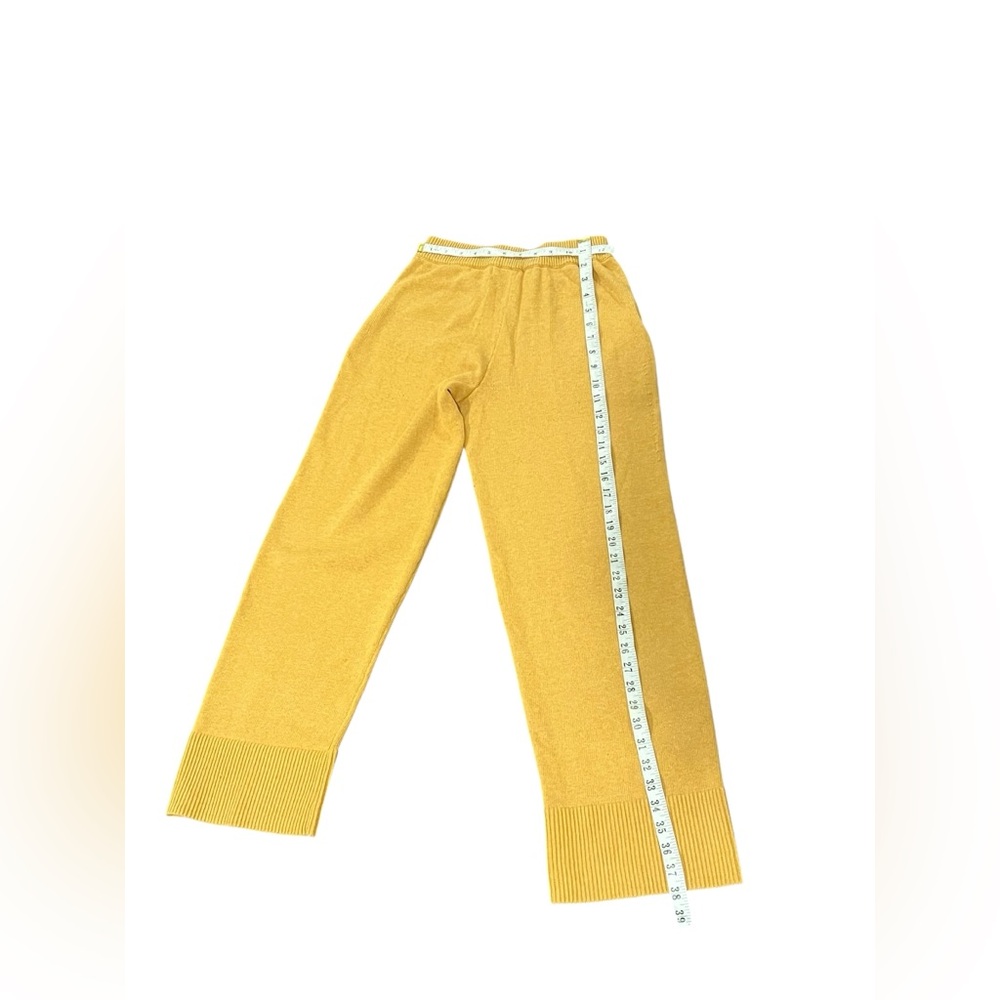 NWOT Free People Beach Womens Solar 2 Piece Cardigan & Pants Set XS Gold Heather - Picture 12 of 13
